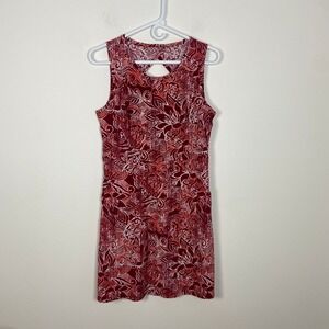 Title Nine Nimblene Dress Athletic Floral Print Casual Travel Women's Small